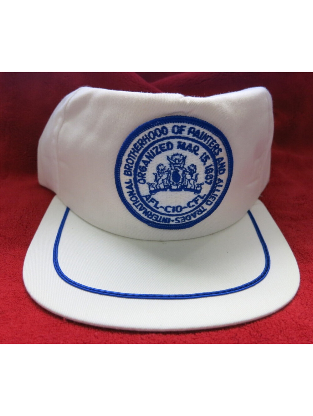 Vintage Brotherhood of Painters AFL CIO CFL Snapback Trucker Made USA Hat Cap